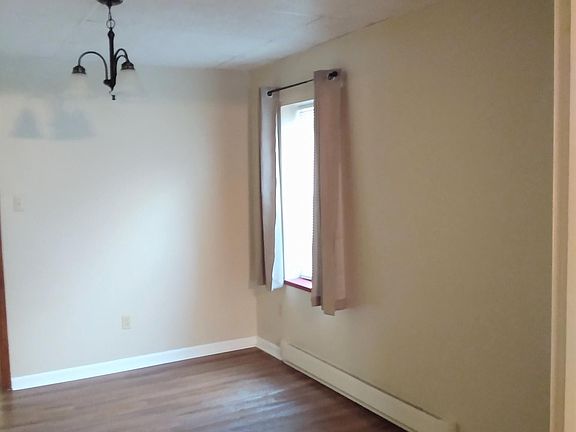 Dining room, new wood floors