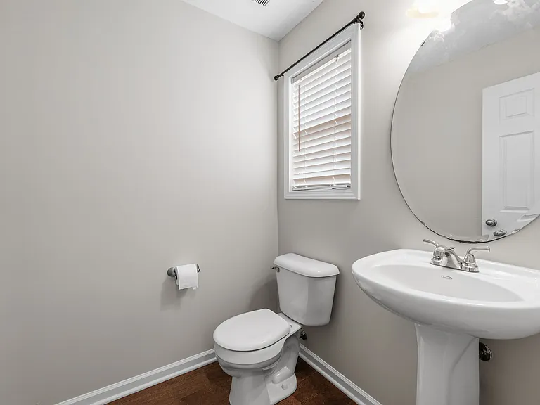 Shared half bath
