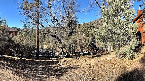 Panoramic shot across lot