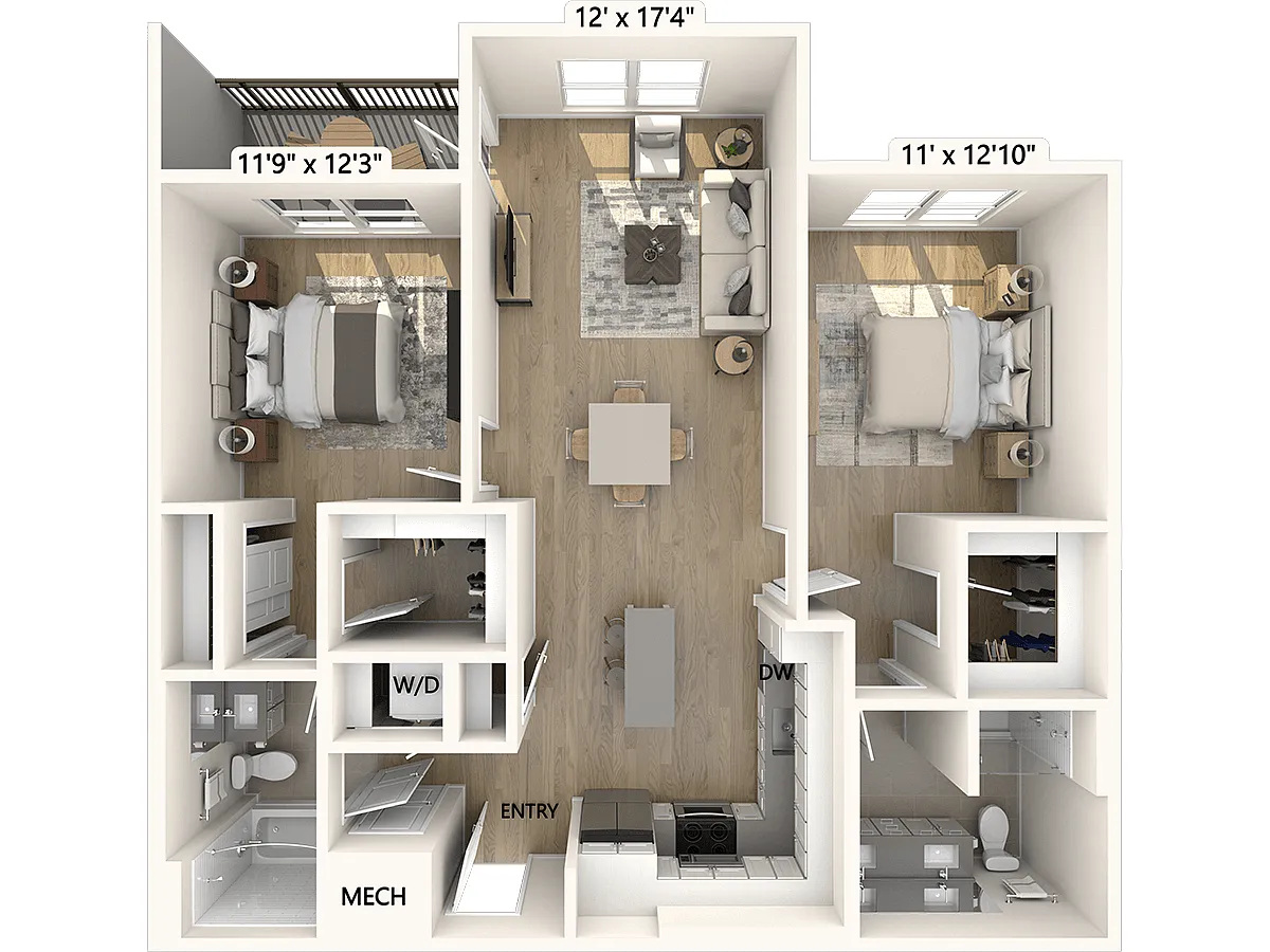 Floor plan B1 - Design Collection I