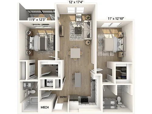 Floor plan B1 - Design Collection I