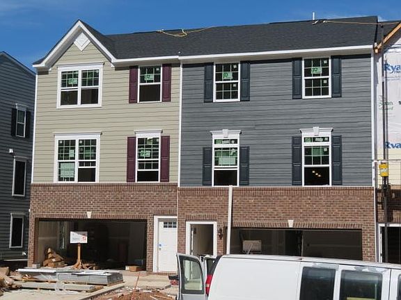 Unit on left under construction.