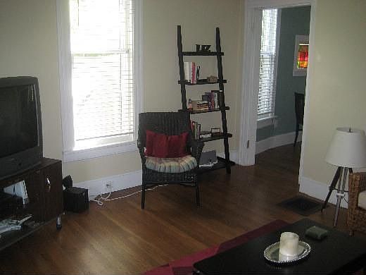 Living Room and door to kitchen.