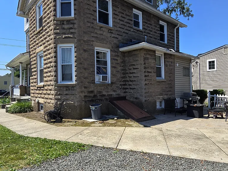 Back view to private patio