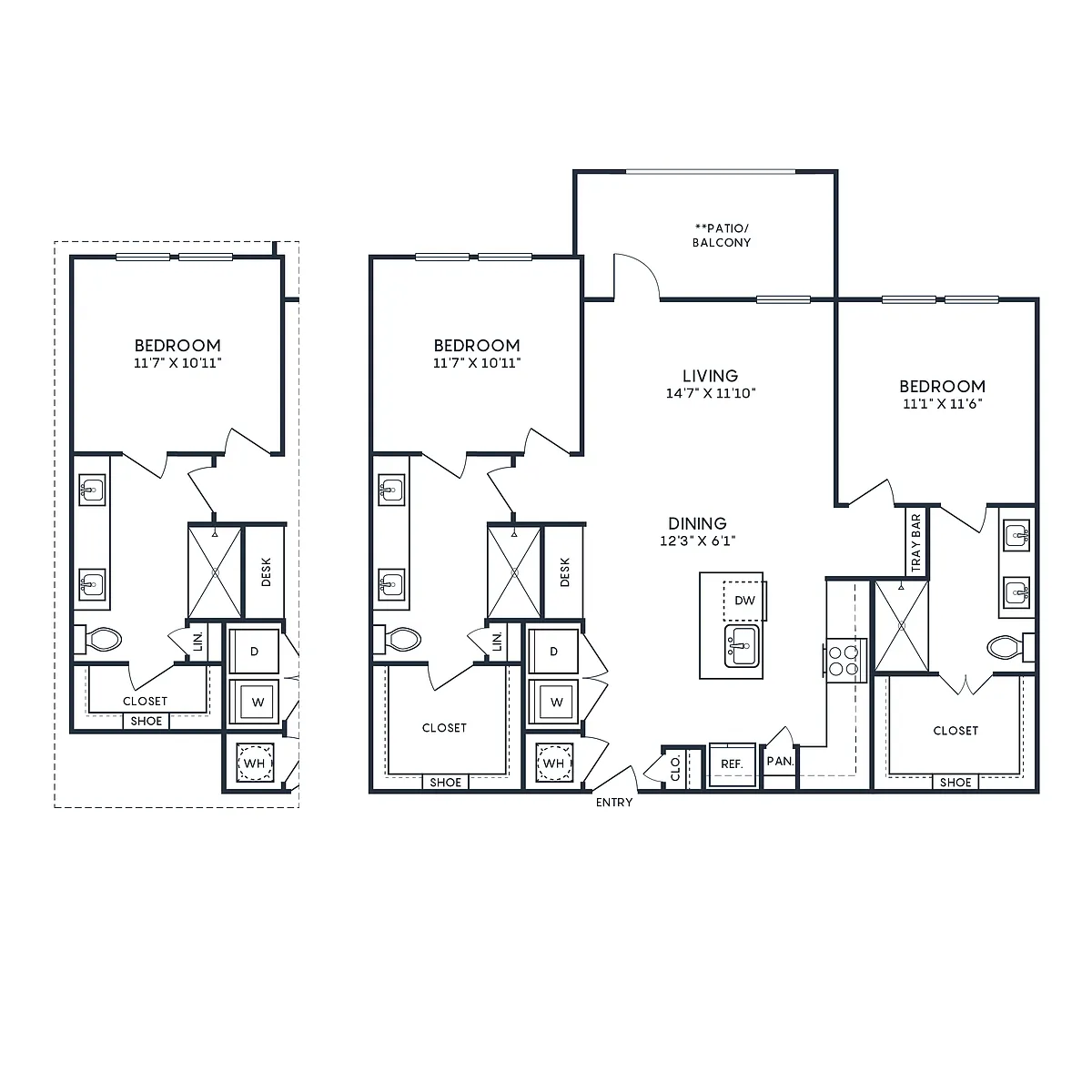 Floor plan B1