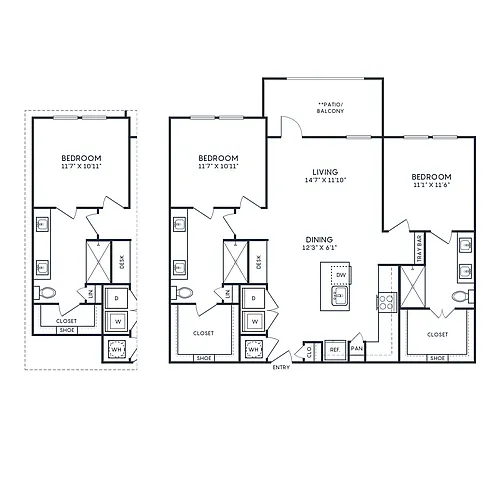 Floor plan B1