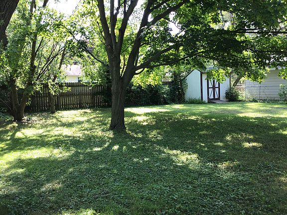 Pet friendly fenced backyard