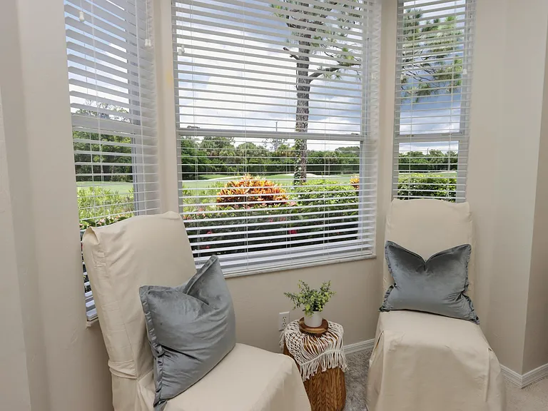 Enjoy your morning coffee in this sitting area in the Master Bedroom