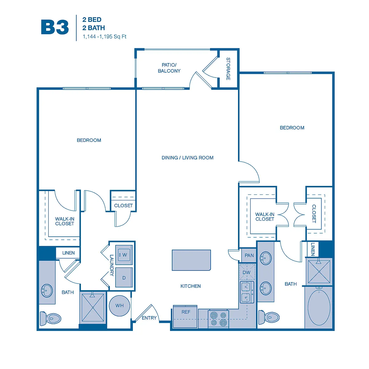 Floor plan B3