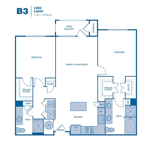 Floor plan B3