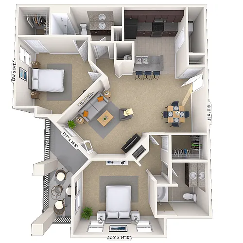 Floor plan Bordeaux