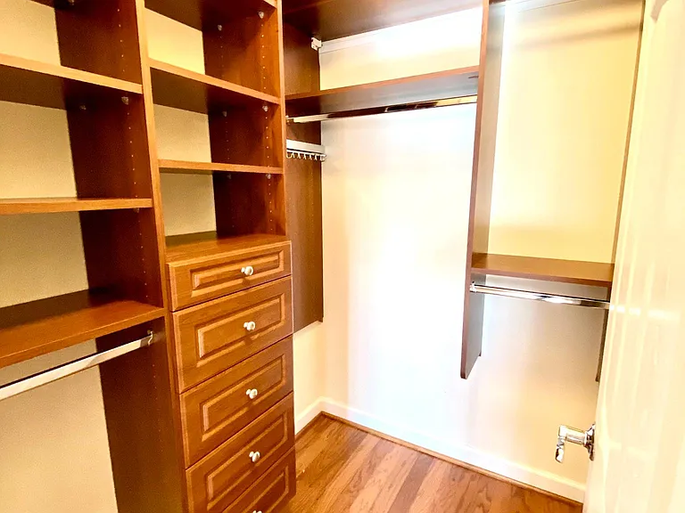 Master bedroom walk-in closet.