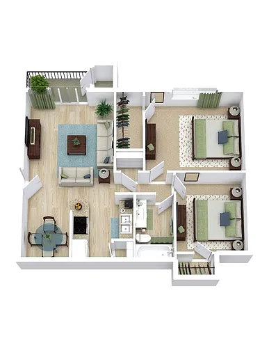 Floor plan B1AR