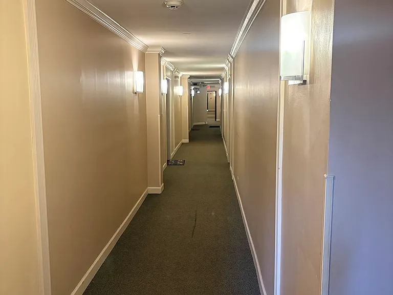 Hallway to elevator