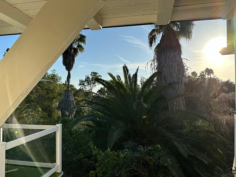 View from private patio