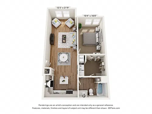 Floor plan A1C