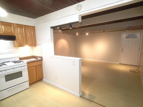 Kitchen facing living room