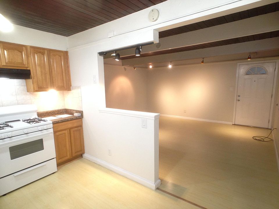Kitchen facing living room