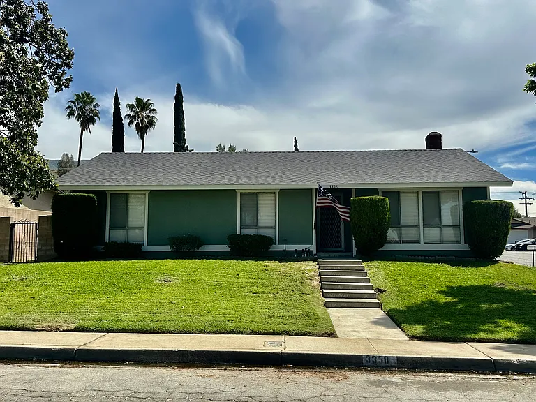 front of home facing LaVerne St.