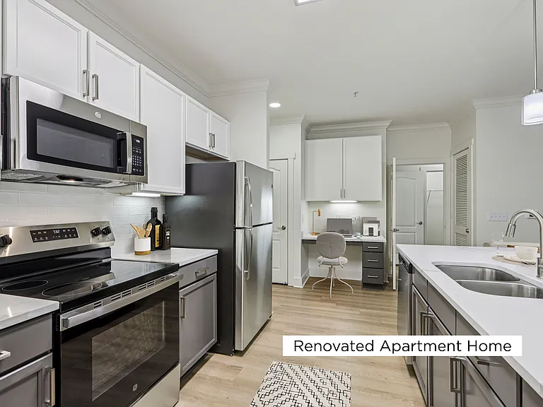 Kitchen Renovated Apartment Home