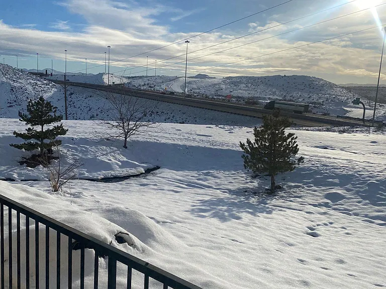 Beautiful view of mountains, tress and open space