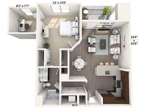 Floor plan A2D