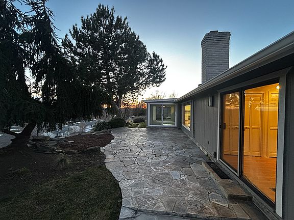 Back Patio w/Master Bedroom illuminated