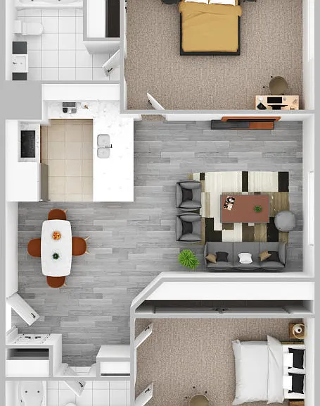 The Waldorf Floorplan Diagram