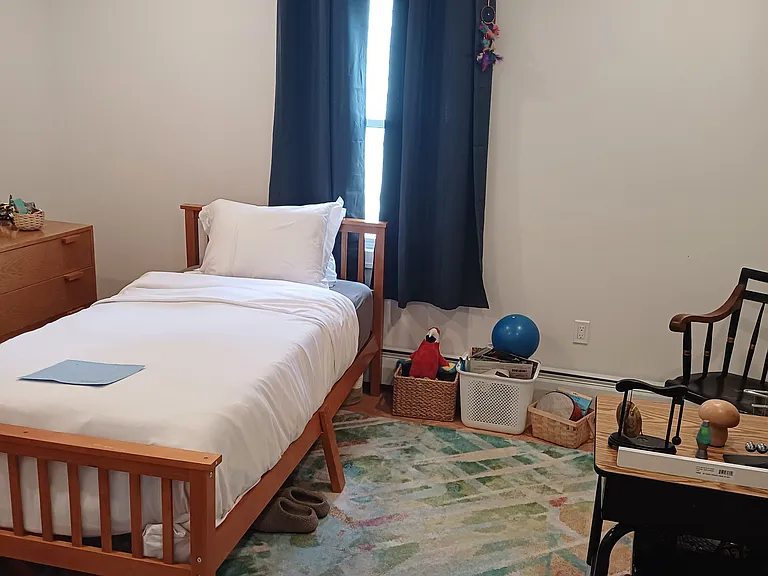 Bedroom facing street