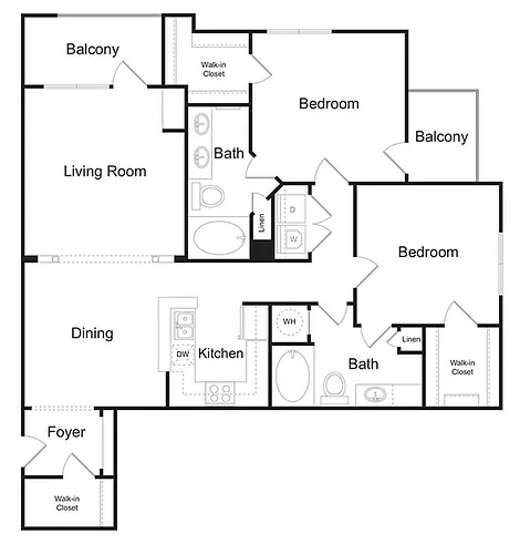 Floor plan The Vinings
