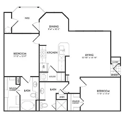 Floor plan B1