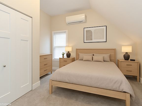 Large Bedroom with Vaulted Ceilings