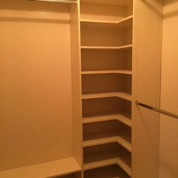 Built-in Extra Shelves in Closet