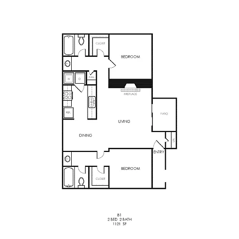 Floor plan B1