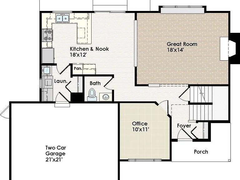 First floor plan