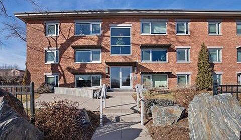 Front entry with security system.