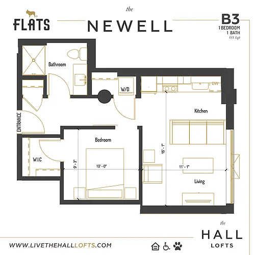Floor plan B3