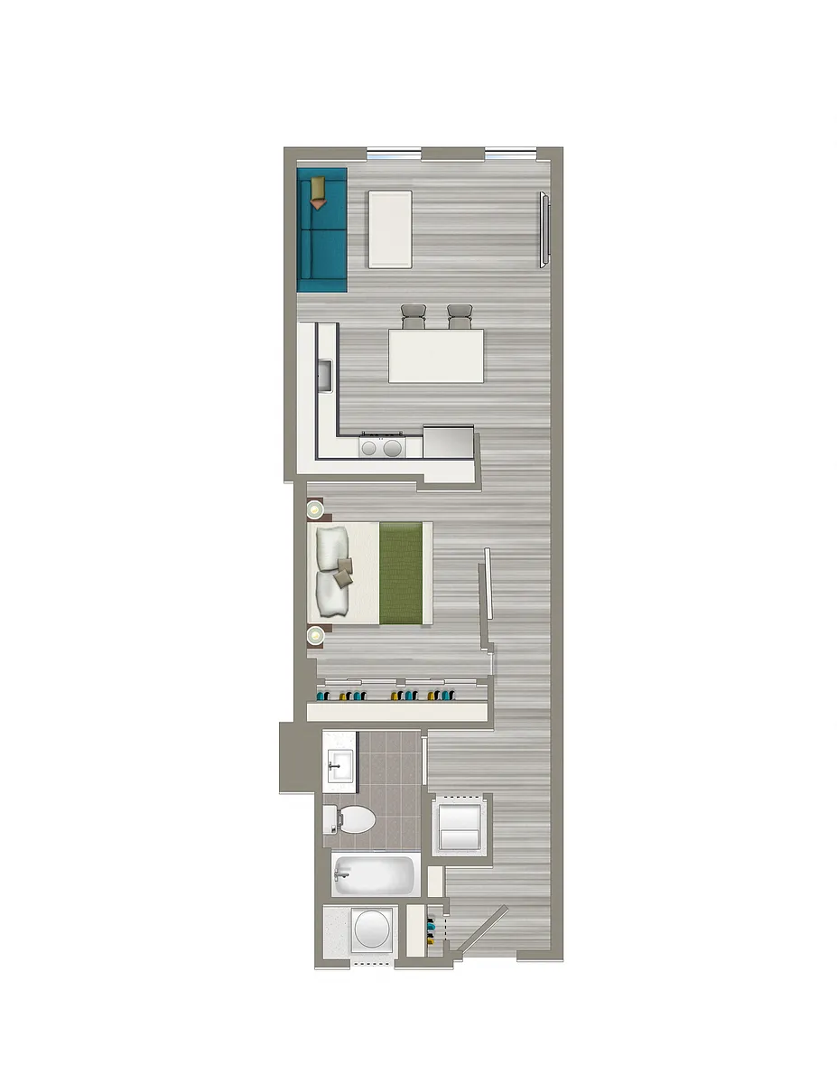 Floor plan Flat-A