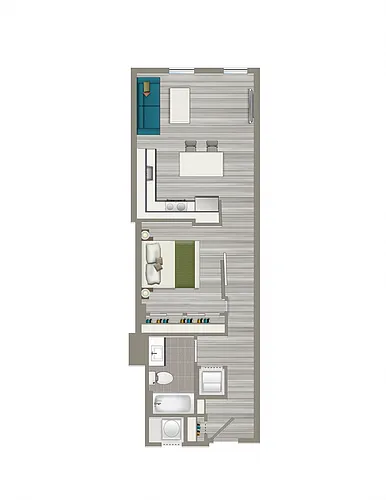 Floor plan Flat-A