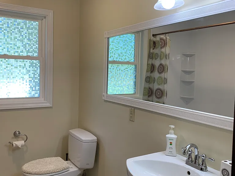 First floor full bath.