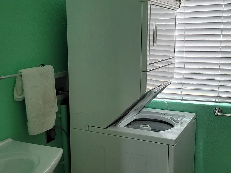 bath with inside laundry