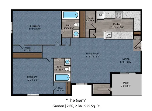 Floor plan The Gem