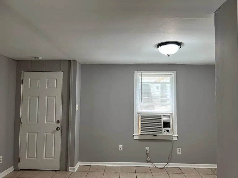 Door to small backyard