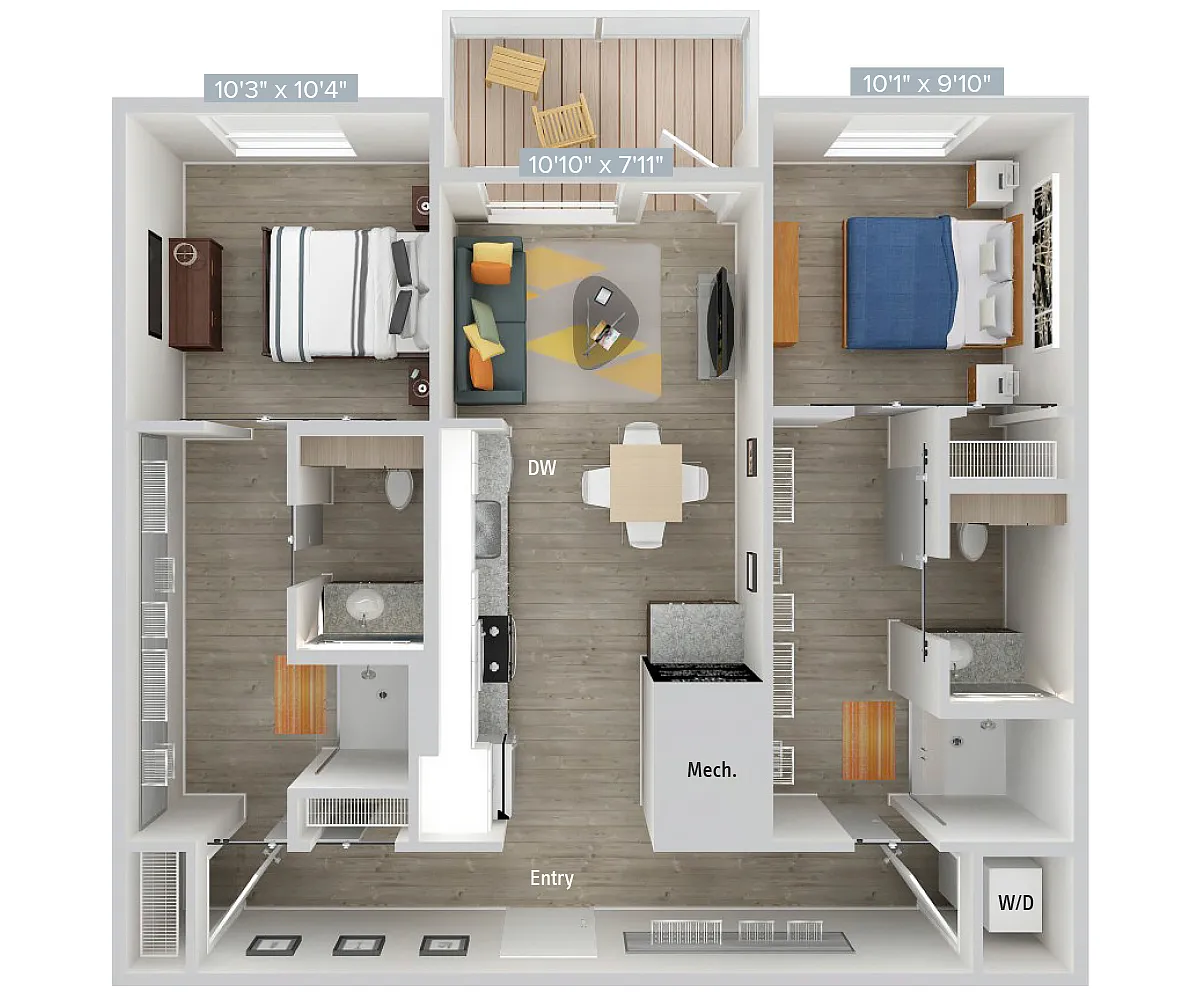 Floor plan 605