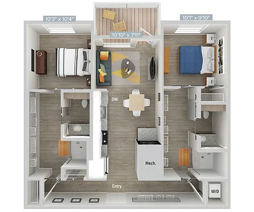 Floor plan 605