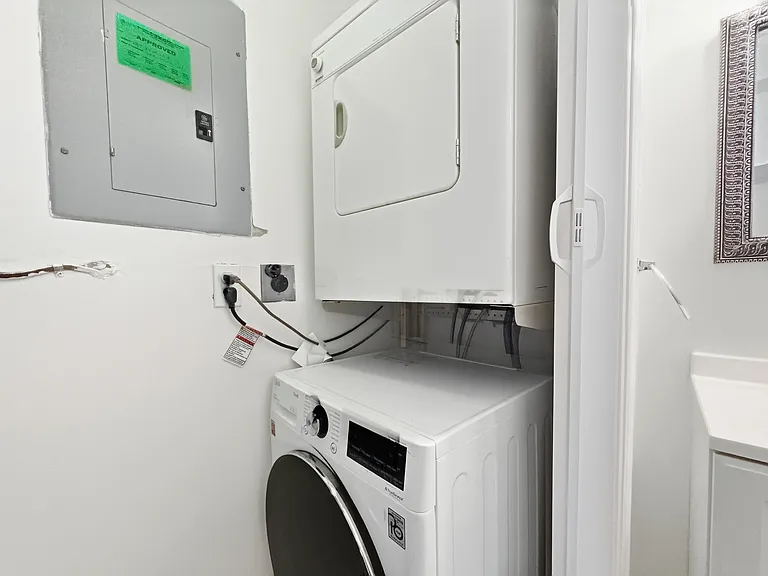 In-unit washer and dryer