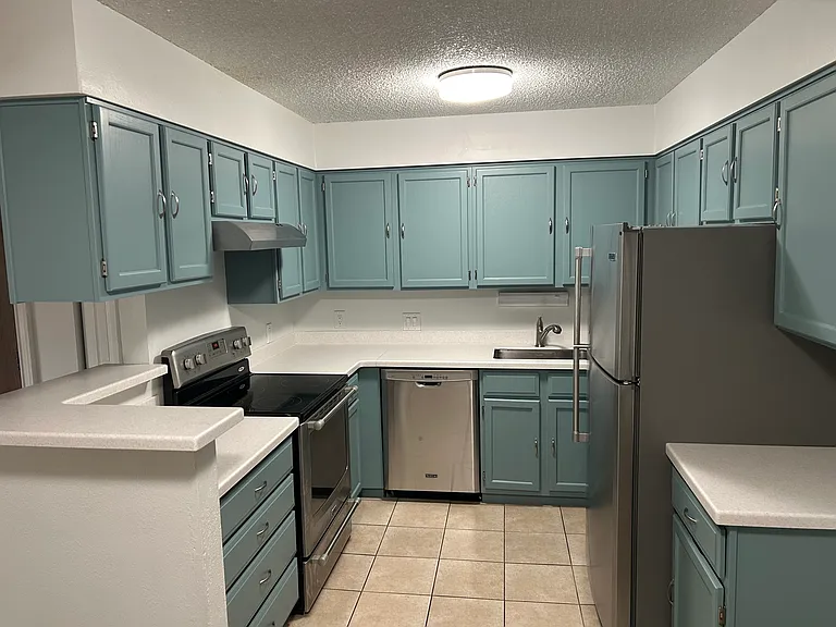 newly painted kitchen cabinets
