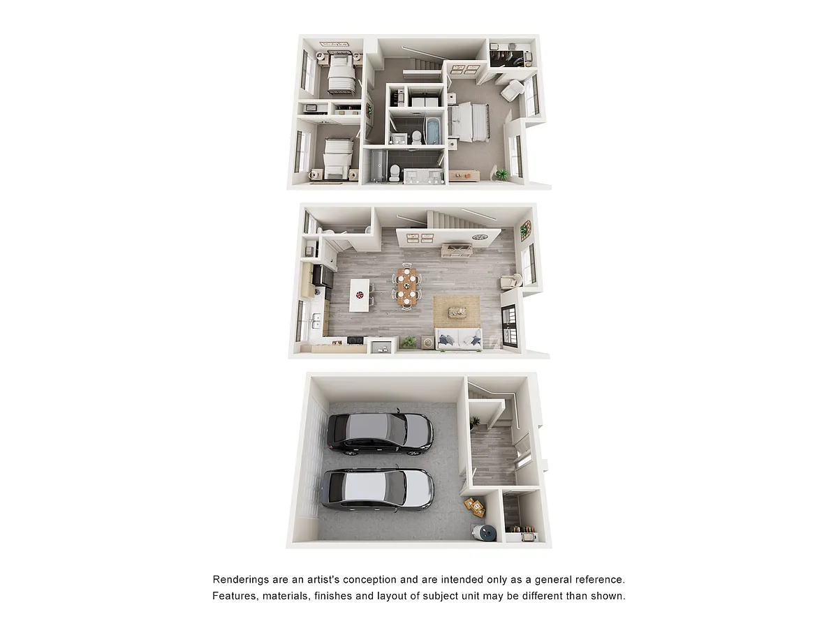 Floor plan 3 Bed/2.5 Bath