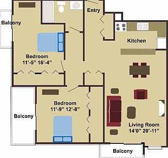 2nd image of 515 S Chestnut St APT 2