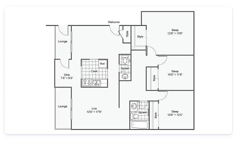 Floor plan Westmoreland